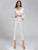 Sexy Long Sleeve Striped Two Pcs Set Female Elegant Jumpsuit Jumpsuite&Playsuite MISS ORD 