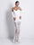 V Neck Off Shoulder Long Sleeve Backless Elegant Print sequin Dress Women Dresses MISS ORD 
