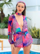 Bohemian Short Print Jumpsuits