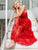 Red Flower Tulle Perspective Sexy Dresses Women Dresses MISS ORD 