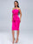 New Bow front pink color midi dress Women Dresses MISS ORD 